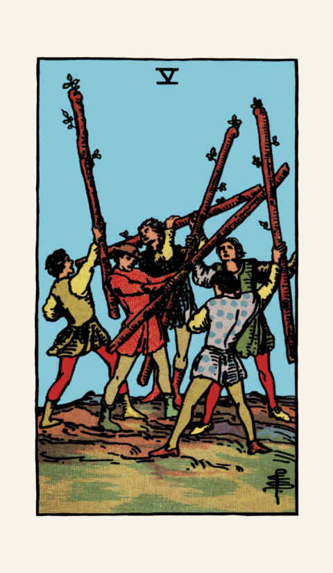 Five of Wands