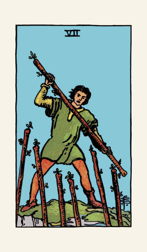 Seven of Wands